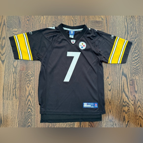 Reebok Onfield Pittsburgh Steelers Ben Roethlisberger NFL Jersey Youth Unisex L - Picture 2 of 13